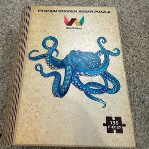 WoodGalaxy Premium Wooden Jigsaw Puzzle - Octopus Design